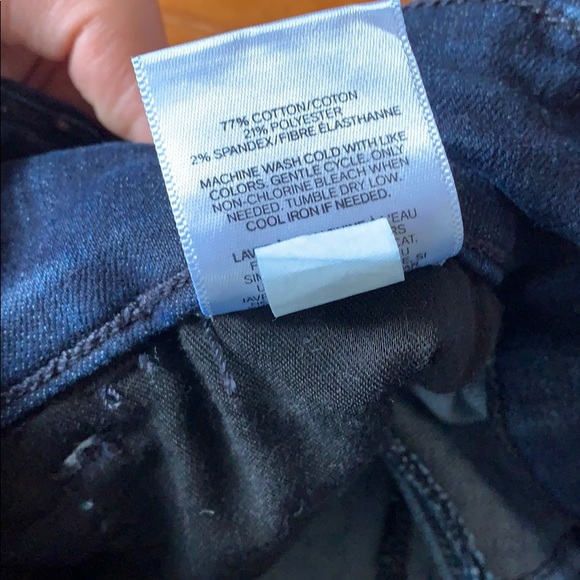 High Waisted Denim Perfect Wide Waistband leggings - Picture 7 of 8